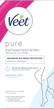Kaltwachsstreifen Körper & Beine sensitiv Veet