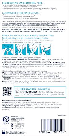 Kaltwachsstreifen Körper & Beine sensitiv Veet