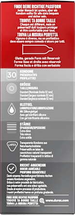 Kondome Gefühlsecht Ultra, Breite 52mm Durex