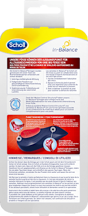 In-Balance ¾ Einlagen Größe 37 - 39,5 Scholl
