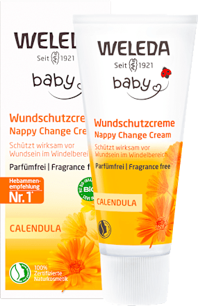 Nechtíkový dojčenský krém na zadoček bez parfumácie WELEDA baby