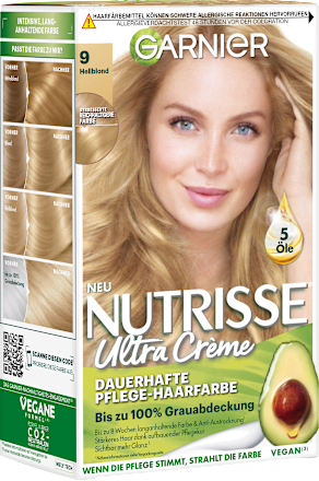Haarfarbe 9 Hellblond GARNIER NUTRISSE