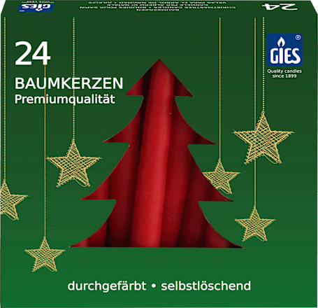 Baumkerzen, selbstlöschend, rot Dekorieren & Einrichten