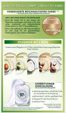 Haarfarbe 9 Hellblond GARNIER NUTRISSE