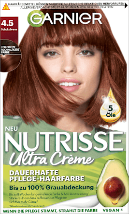 Haarfarbe 4.5 Schokobraun GARNIER NUTRISSE