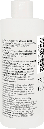 Haarspray Duftneutral, Nachfüllpack Final Net