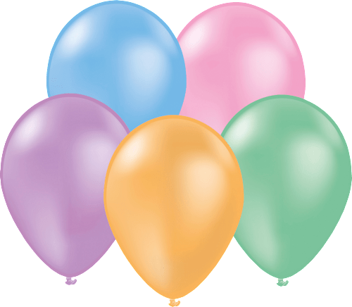 Luftballons, metallic pastell bunt Dekorieren & Einrichten