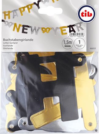 Girlande "HAPPY NEW YEAR" keine Marke