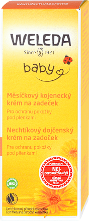 měsíčkový kojenecký krém na zadeček WELEDA baby