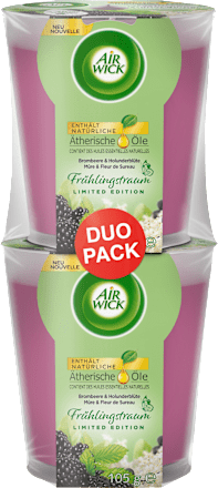 Duftkerze im Glas Brombeere & Holunderblüte (2x105 g) AIR WICK