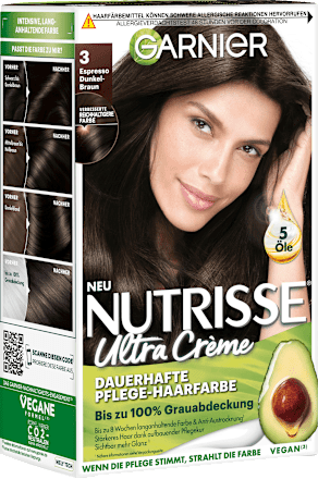 Haarfarbe 3 Espresso Dunkelbraun GARNIER NUTRISSE