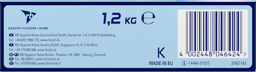 Spülmaschinen-Salz Spezialsalz Finish