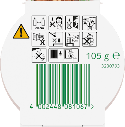 Duftkerze mit Glas Zimtzauber & Bratapfel 105g AirWick
