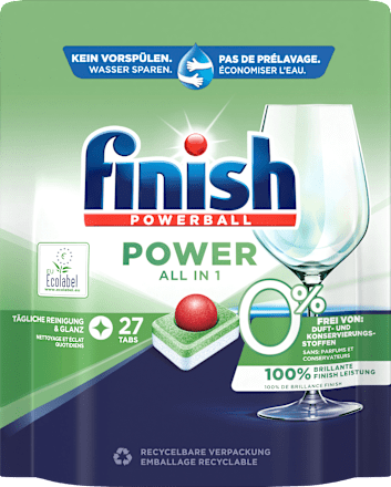 Spülmaschinen-Tabs Power All-in-1  Finish