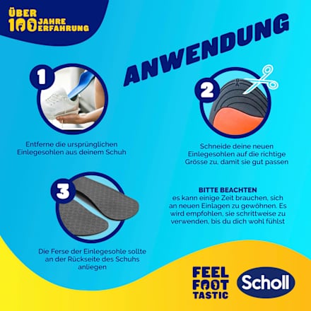 Einlegesohlen In-Balance, Gr. 37-39,5 (1 Paar) Scholl