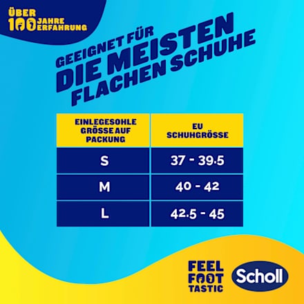 Einlegesohlen In-Balance, Gr. 40-42 (1 Paar) Scholl