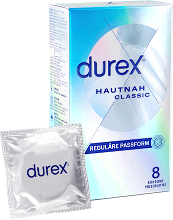 Kondome Hautnah Classic, Breite 56mm Durex