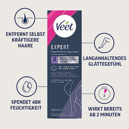 Enthaarungscreme Körper & Beine Veet
