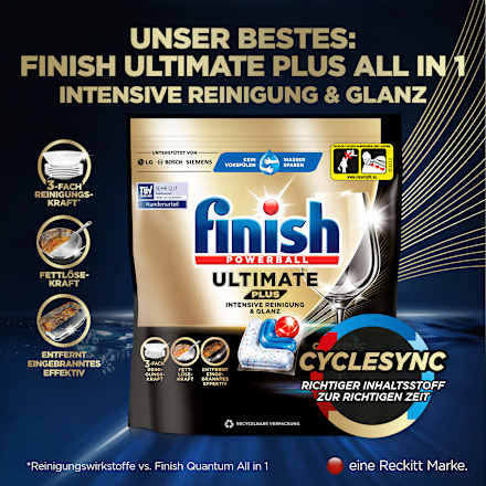 Spülmaschinen-Tabs Power All In Finish