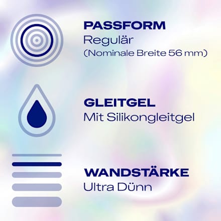 Kondome Hautnah Classic, Breite 56mm Durex