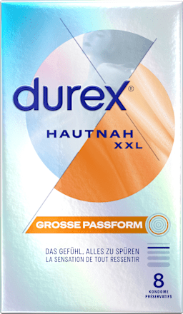 Kondome Hautnah XXL, Breite 60mm Durex