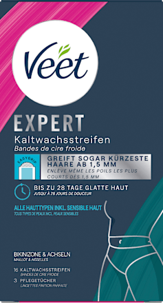 Kaltwachsstreifen Expert Bikinizone & Achseln Veet