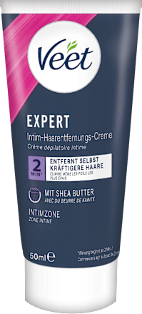 Intimbereich Set, Enthaarungscreme & Multi-Benefit-Schaum (2x50 ml) Veet
