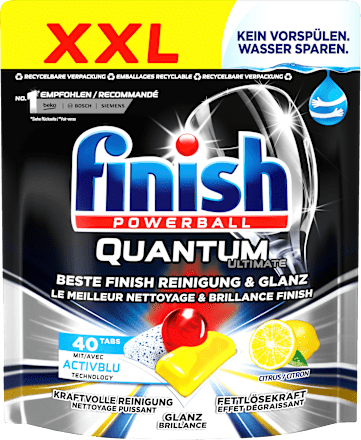 Quantum Ultimate Geschirrspül-Tabs Citrus XXL-Pack Finish