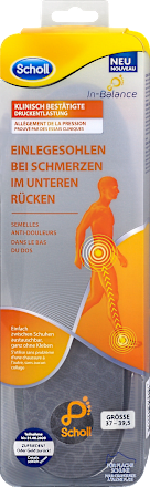 In-Balance Einlegesohlen bei Rückenschmerzen Größe 37 - 39,5 (1 Paar) Scholl