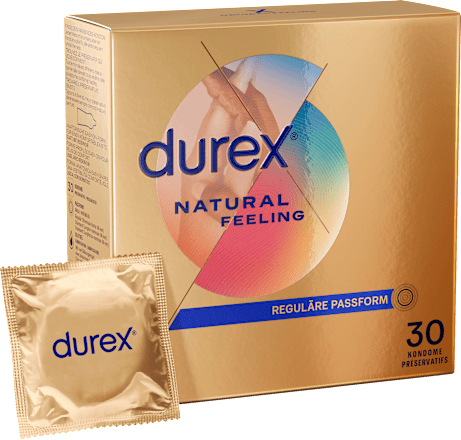 Kondome Natural Feeling, latexfrei, Breite 56mm Durex