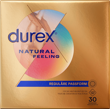 Kondome Natural Feeling, latexfrei, Breite 56mm Durex