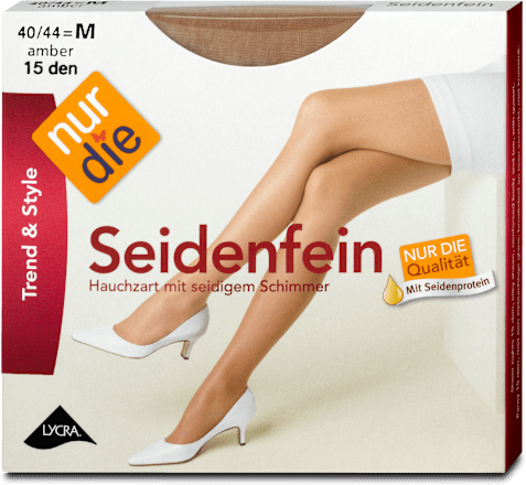 Seidenfein Strumpfhose amber 15 DEN, Gr. 40/44 nur die