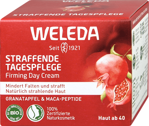 Dnevna krema za lice - organsko ulje nara i peptidi organskog korena make WELEDA