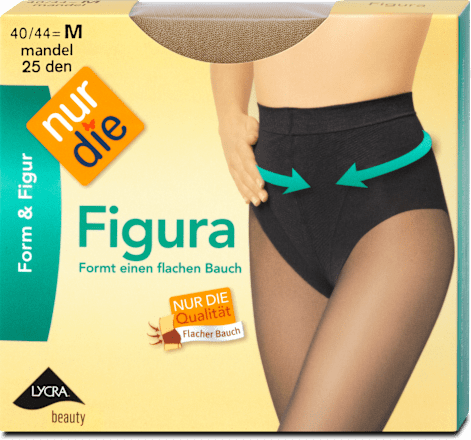 Form & Figur Figura Strumpfhose mandel 25 DEN, Gr. 40/44 nur die