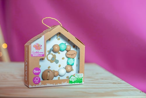 Baby Pure Schnullerkette Eichhorn