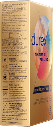 Kondome Natural Feeling, latexfrei, Breite 56mm Durex