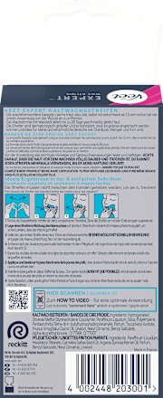 Kaltwachsstreifen Gesicht Expert Veet