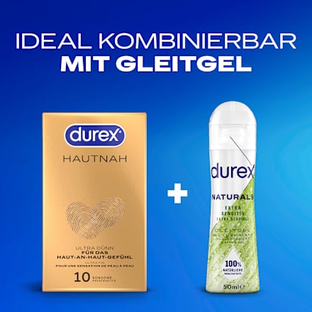 Kondome Hautnah Classic, Breite 56mm Durex