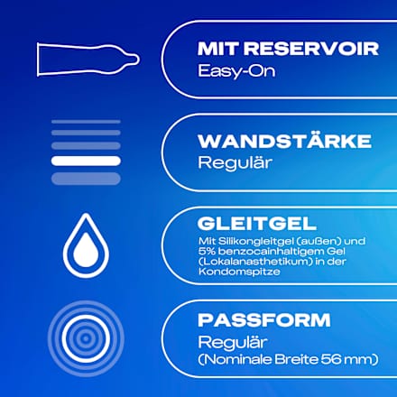 Kondome Performa, Breite 56mm Durex