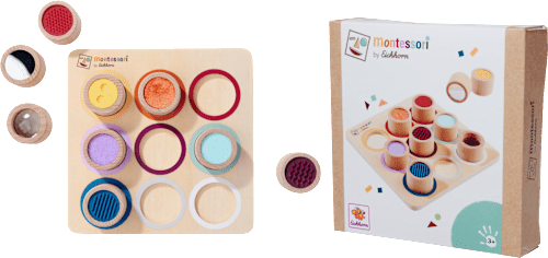 Fühlbrett Montessori Eichhorn