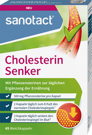 Cholesterin Senker Weichkapseln sanotact