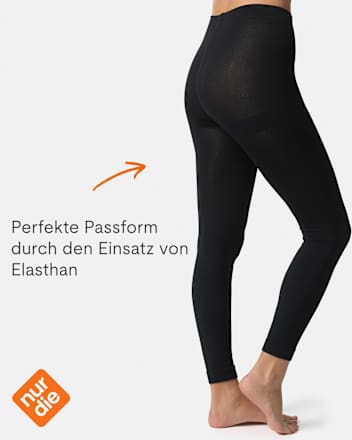 Leggings Wohlig Warm schwarz Gr. 44/48, 100 DEN nur die