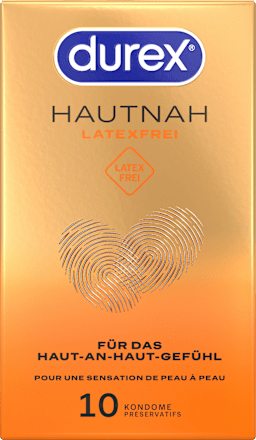 Kondome Hautnah, latexfrei, Breite 56mm Durex