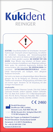 Gebissreiniger Tabs  Aktiv Plus  Kukident