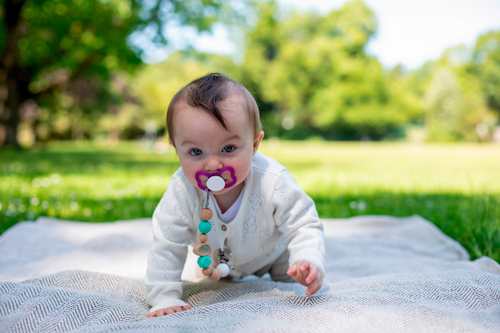 Baby Pure Schnullerkette Eichhorn