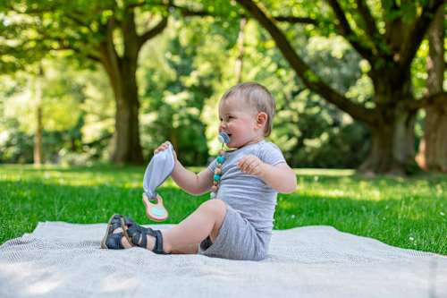 Baby Pure Schnullerkette Eichhorn