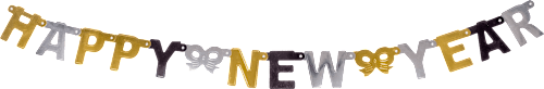 Girlande "HAPPY NEW YEAR" keine Marke