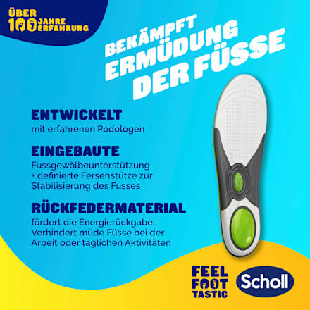 Einlegesohlen Liquiflex everyday, Gr. 35,5 - 40,5 (1 Paar) Scholl