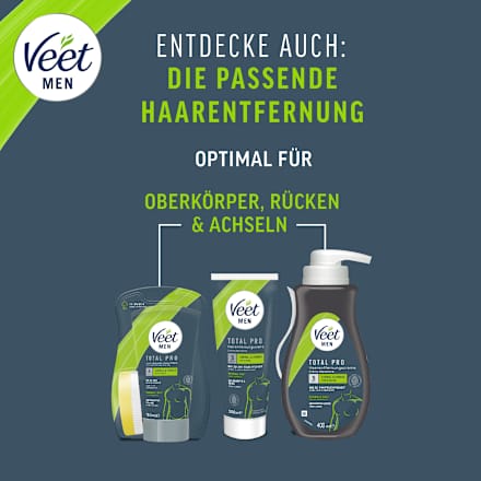 Haarentfernungsset Intimbereich (Creme + Pflegebalsam) Veet MEN