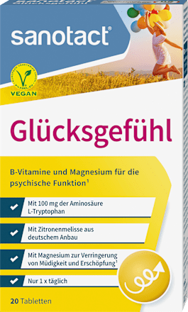 Glücksgefühl Tabletten sanotact